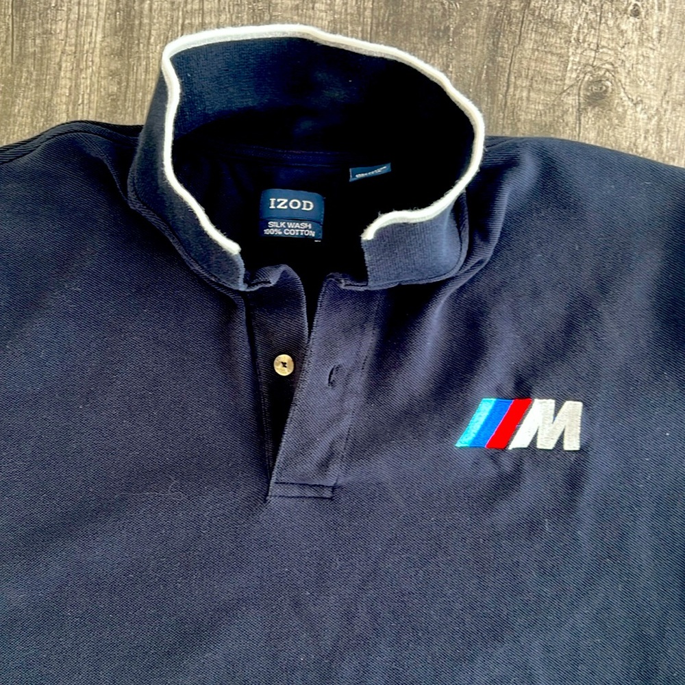 IZOD polo with M Logo 100% cotton